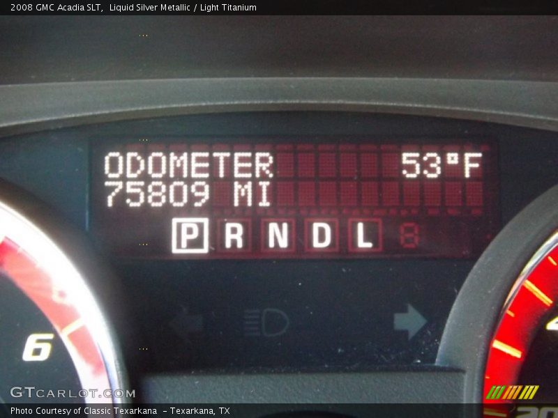 Liquid Silver Metallic / Light Titanium 2008 GMC Acadia SLT