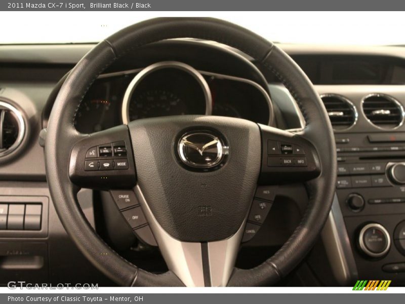 Brilliant Black / Black 2011 Mazda CX-7 i Sport
