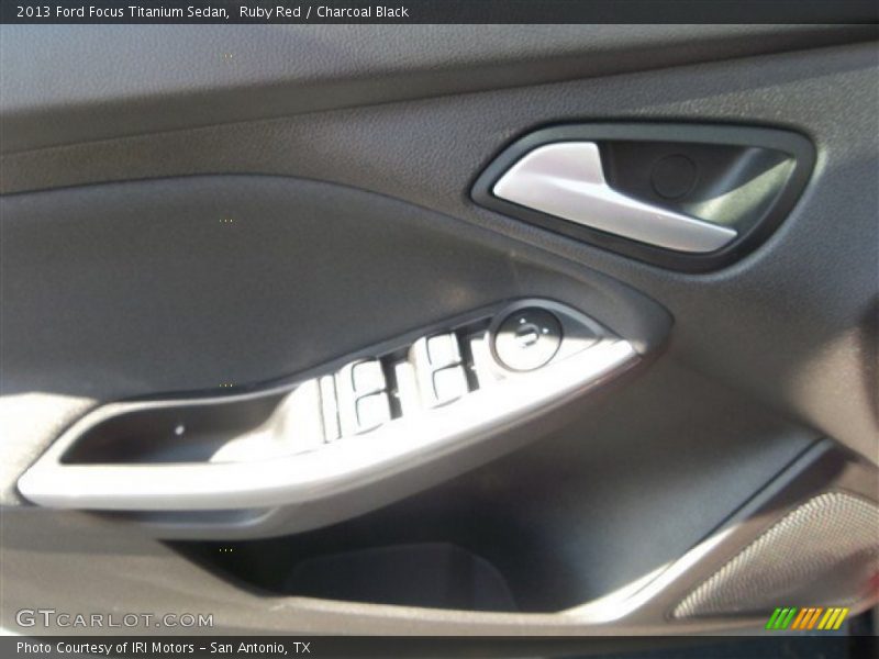Ruby Red / Charcoal Black 2013 Ford Focus Titanium Sedan