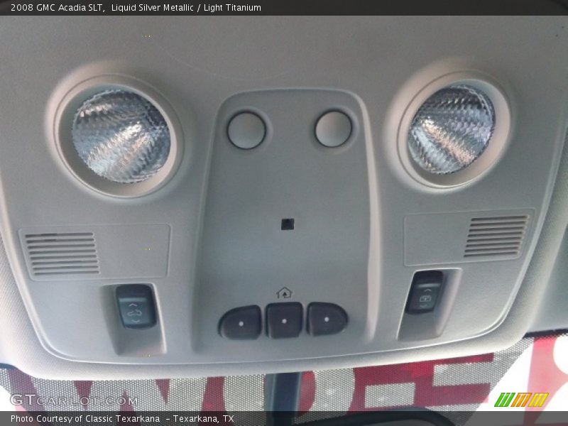 Liquid Silver Metallic / Light Titanium 2008 GMC Acadia SLT