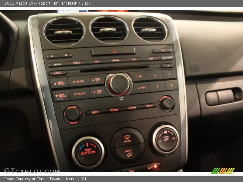 Brilliant Black / Black 2011 Mazda CX-7 i Sport