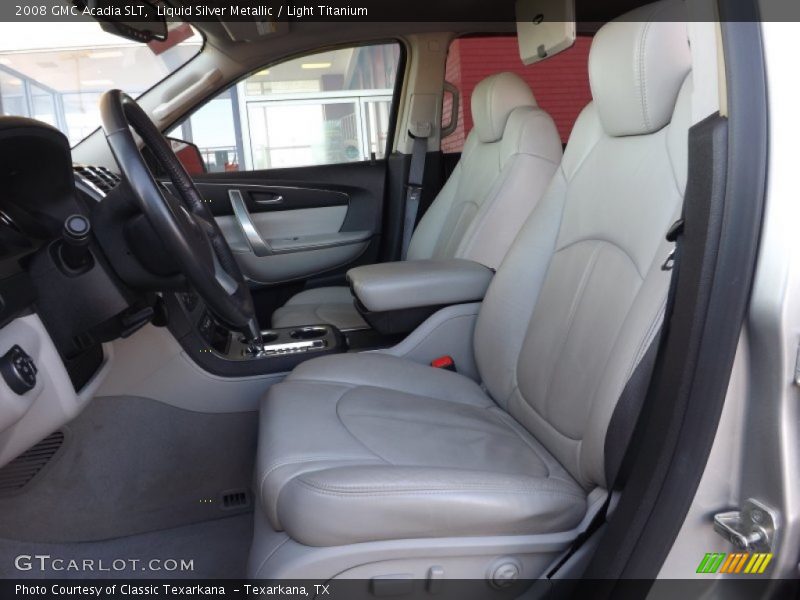 Liquid Silver Metallic / Light Titanium 2008 GMC Acadia SLT