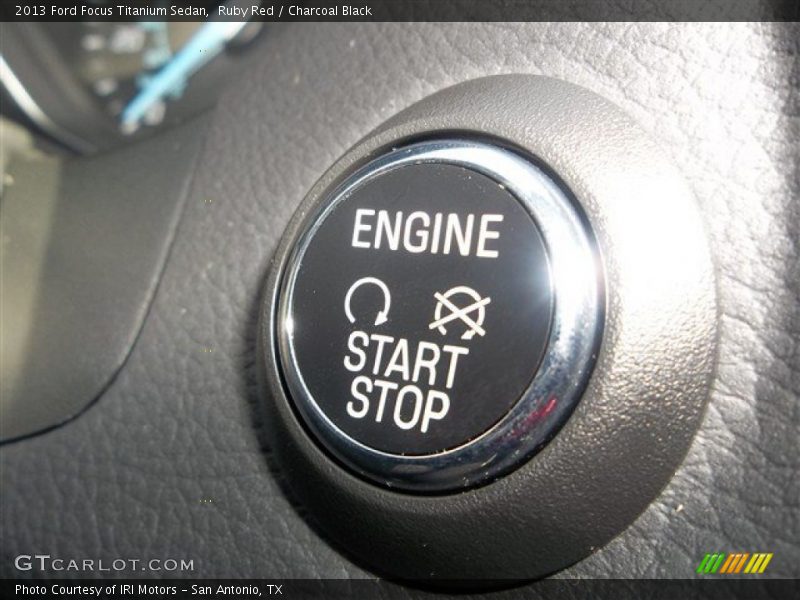 Ruby Red / Charcoal Black 2013 Ford Focus Titanium Sedan