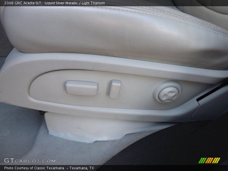 Liquid Silver Metallic / Light Titanium 2008 GMC Acadia SLT