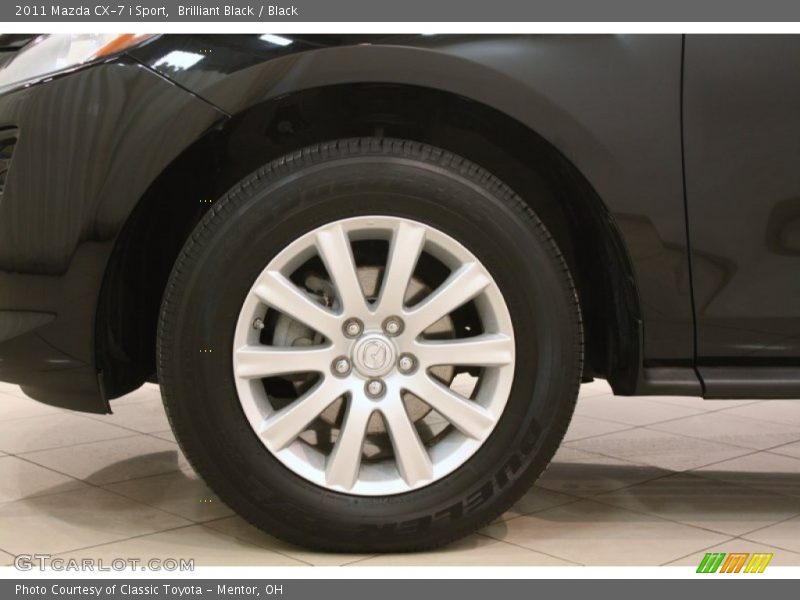 Brilliant Black / Black 2011 Mazda CX-7 i Sport