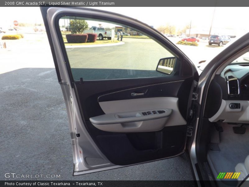 Liquid Silver Metallic / Light Titanium 2008 GMC Acadia SLT
