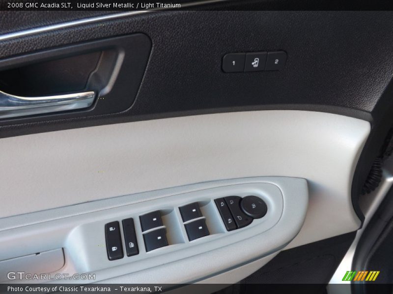 Liquid Silver Metallic / Light Titanium 2008 GMC Acadia SLT