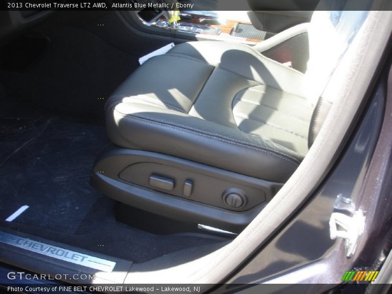 Atlantis Blue Metallic / Ebony 2013 Chevrolet Traverse LTZ AWD