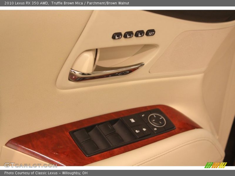Truffle Brown Mica / Parchment/Brown Walnut 2010 Lexus RX 350 AWD