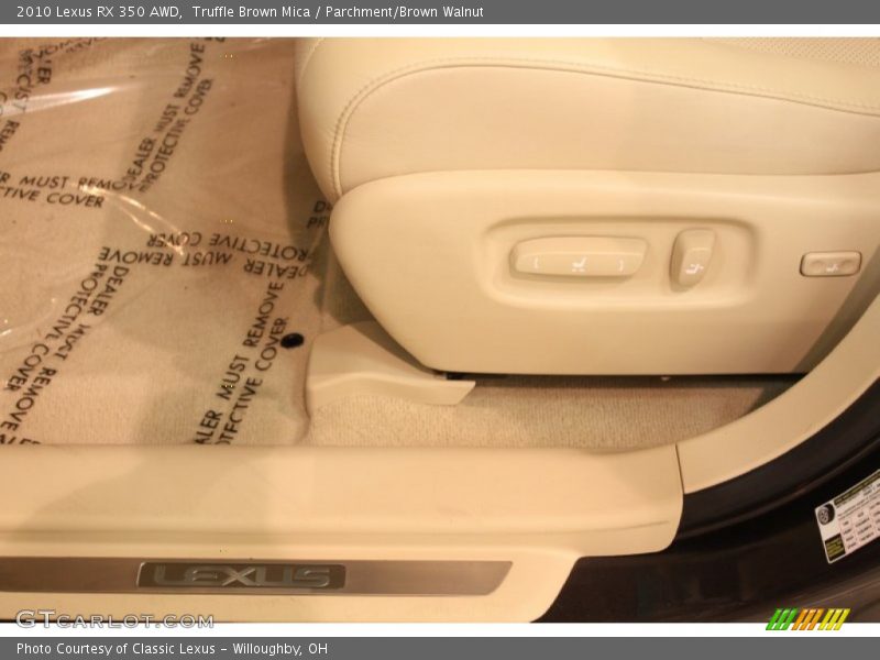 Truffle Brown Mica / Parchment/Brown Walnut 2010 Lexus RX 350 AWD