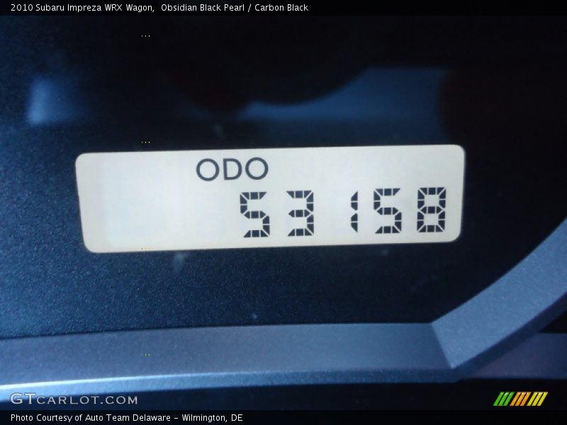 Obsidian Black Pearl / Carbon Black 2010 Subaru Impreza WRX Wagon