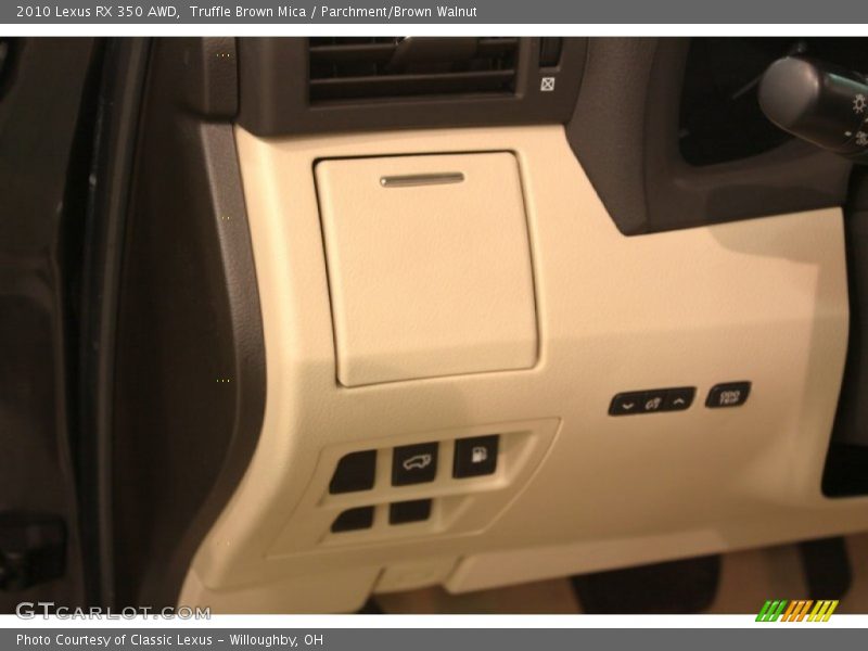Truffle Brown Mica / Parchment/Brown Walnut 2010 Lexus RX 350 AWD