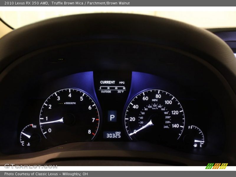  2010 RX 350 AWD 350 AWD Gauges