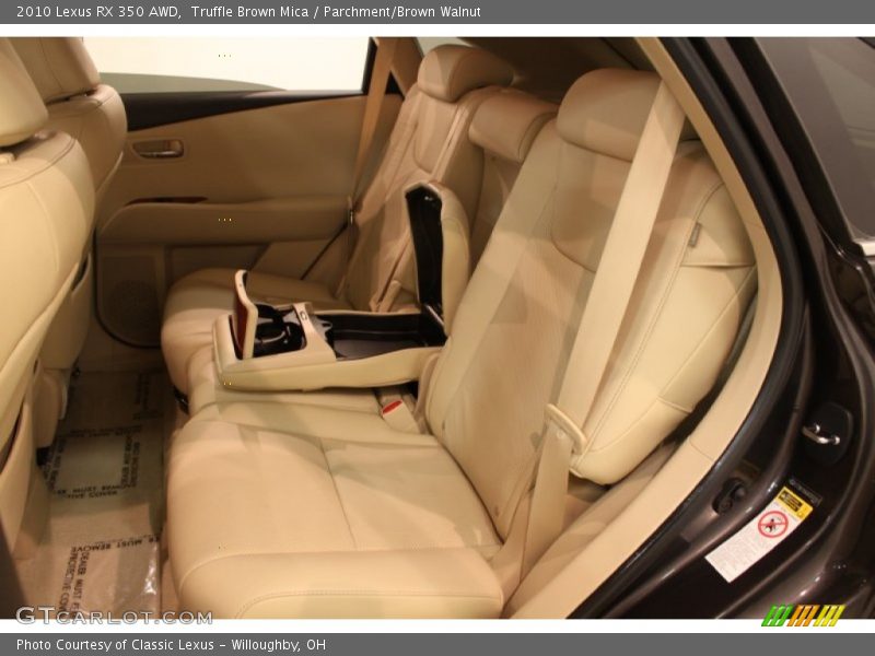 Truffle Brown Mica / Parchment/Brown Walnut 2010 Lexus RX 350 AWD