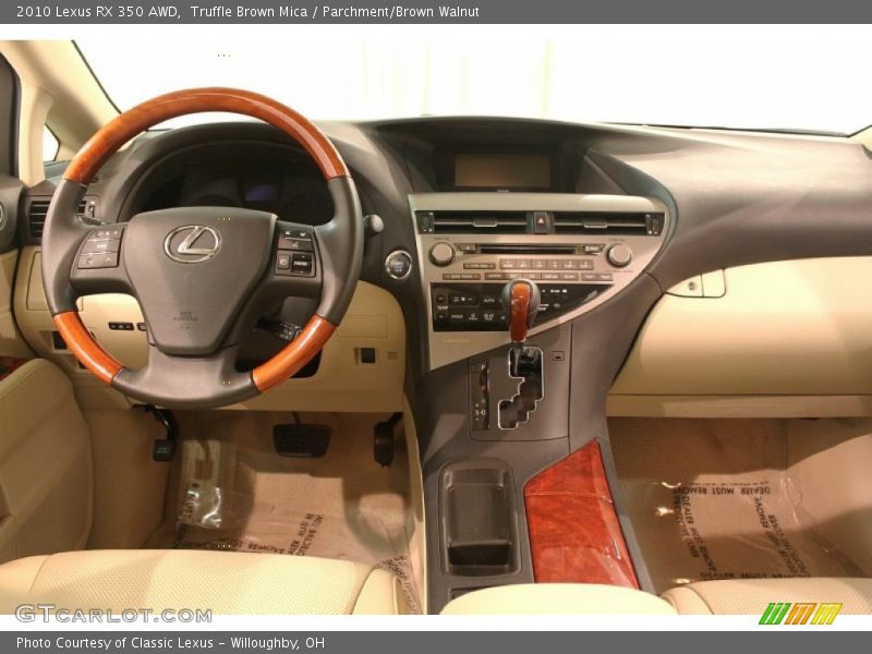 Dashboard of 2010 RX 350 AWD