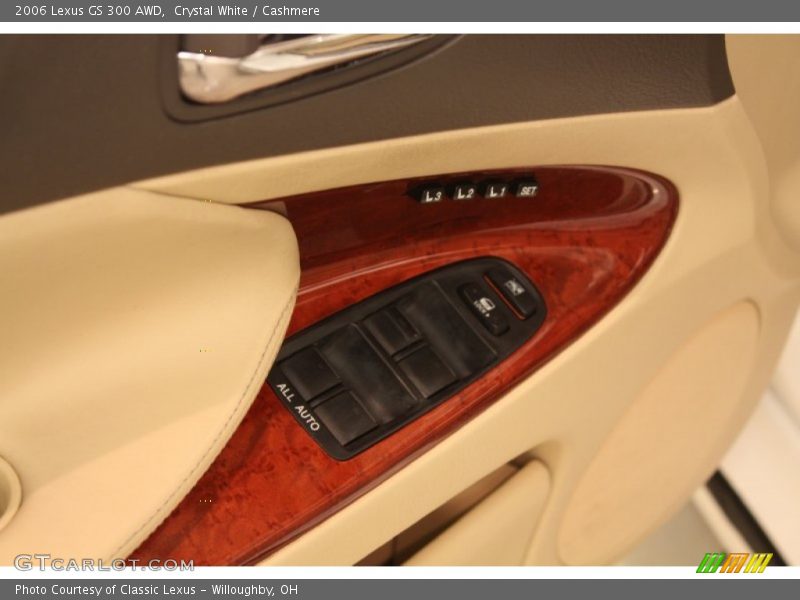 Controls of 2006 GS 300 AWD