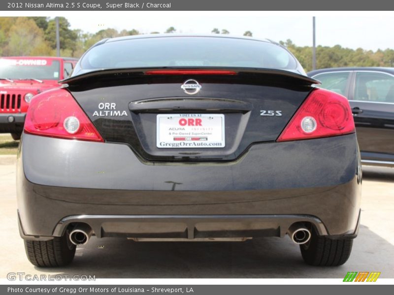 Super Black / Charcoal 2012 Nissan Altima 2.5 S Coupe