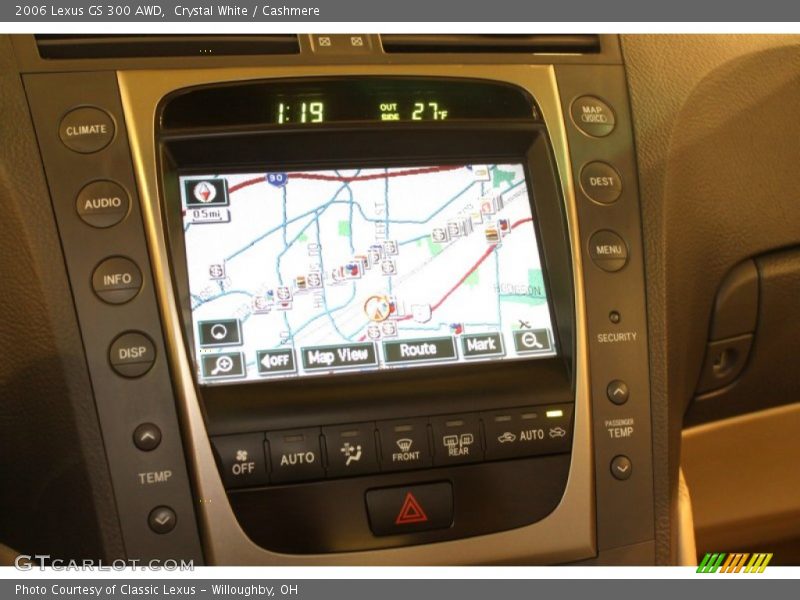Controls of 2006 GS 300 AWD