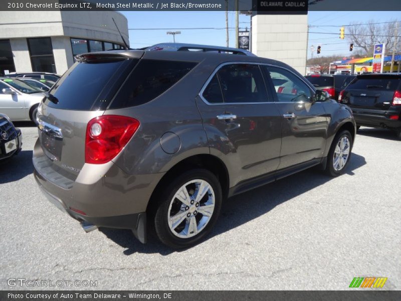 Mocha Steel Metallic / Jet Black/Brownstone 2010 Chevrolet Equinox LTZ