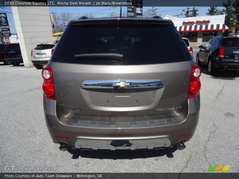 Mocha Steel Metallic / Jet Black/Brownstone 2010 Chevrolet Equinox LTZ