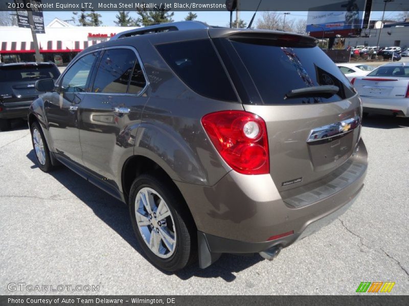 Mocha Steel Metallic / Jet Black/Brownstone 2010 Chevrolet Equinox LTZ