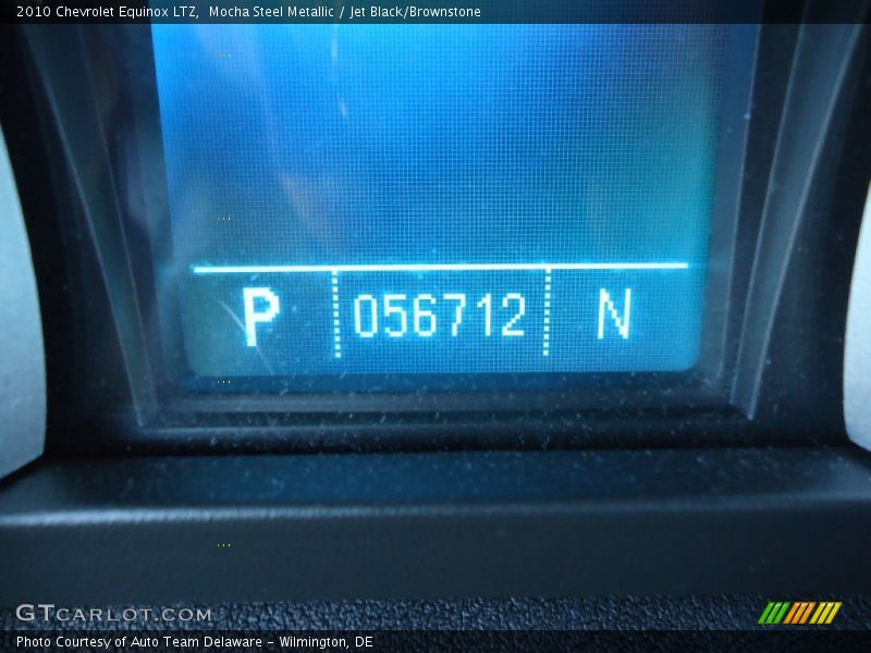 Mocha Steel Metallic / Jet Black/Brownstone 2010 Chevrolet Equinox LTZ