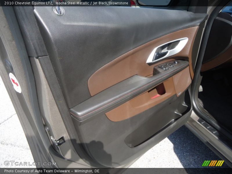 Mocha Steel Metallic / Jet Black/Brownstone 2010 Chevrolet Equinox LTZ