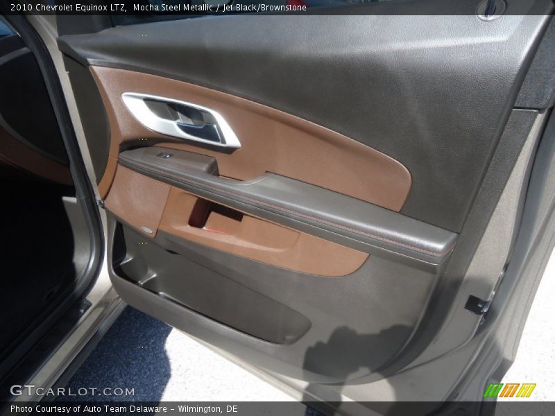 Mocha Steel Metallic / Jet Black/Brownstone 2010 Chevrolet Equinox LTZ