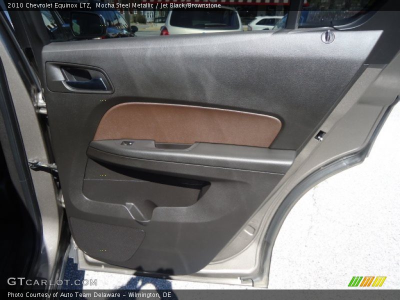 Mocha Steel Metallic / Jet Black/Brownstone 2010 Chevrolet Equinox LTZ