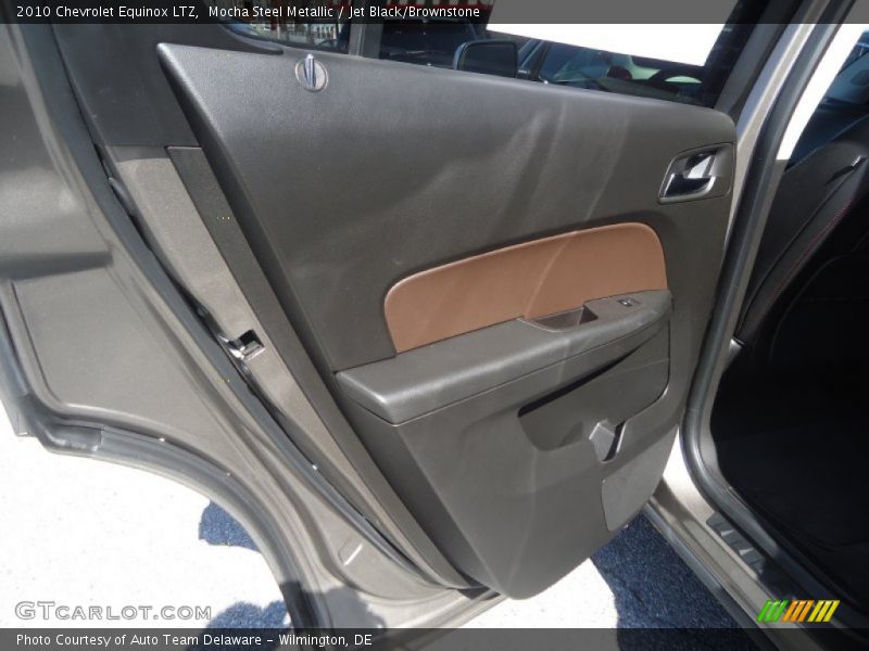 Mocha Steel Metallic / Jet Black/Brownstone 2010 Chevrolet Equinox LTZ