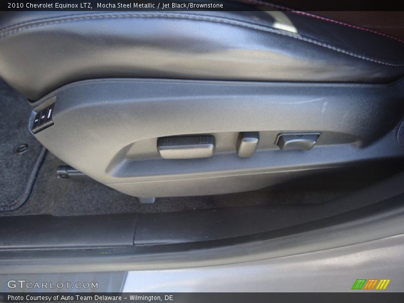 Mocha Steel Metallic / Jet Black/Brownstone 2010 Chevrolet Equinox LTZ