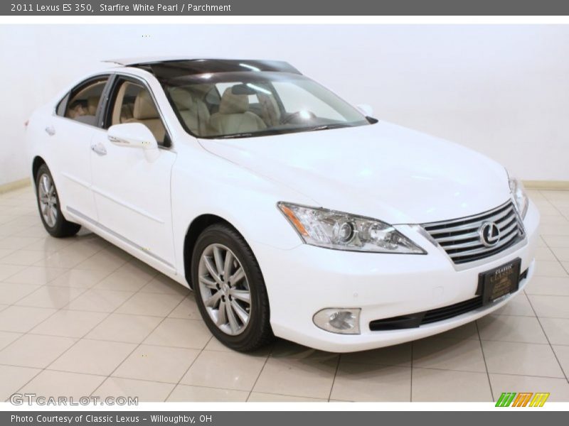 Starfire White Pearl / Parchment 2011 Lexus ES 350