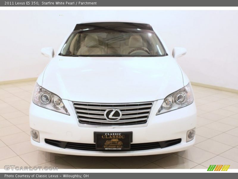Starfire White Pearl / Parchment 2011 Lexus ES 350