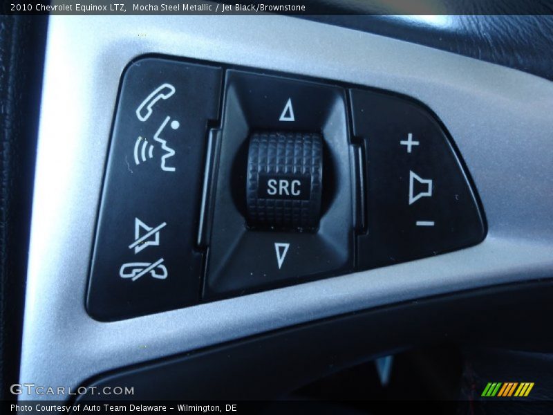 Mocha Steel Metallic / Jet Black/Brownstone 2010 Chevrolet Equinox LTZ