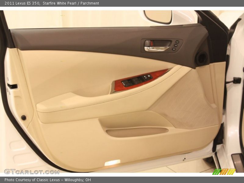 Starfire White Pearl / Parchment 2011 Lexus ES 350
