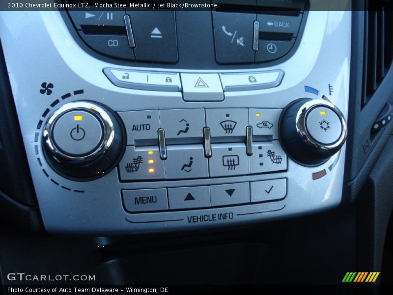 Mocha Steel Metallic / Jet Black/Brownstone 2010 Chevrolet Equinox LTZ