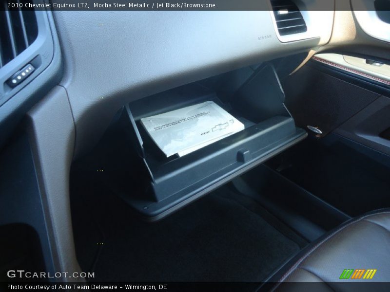 Mocha Steel Metallic / Jet Black/Brownstone 2010 Chevrolet Equinox LTZ