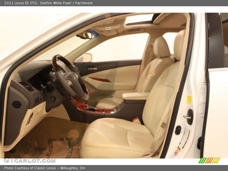 Starfire White Pearl / Parchment 2011 Lexus ES 350