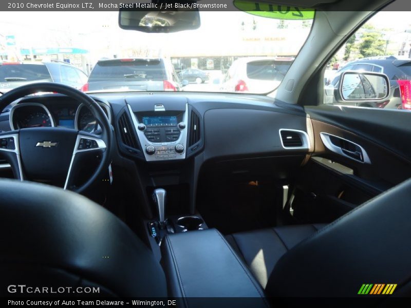 Mocha Steel Metallic / Jet Black/Brownstone 2010 Chevrolet Equinox LTZ