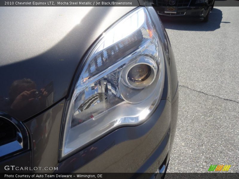 Mocha Steel Metallic / Jet Black/Brownstone 2010 Chevrolet Equinox LTZ
