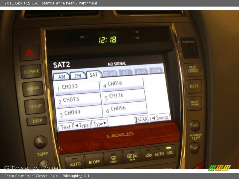 Starfire White Pearl / Parchment 2011 Lexus ES 350