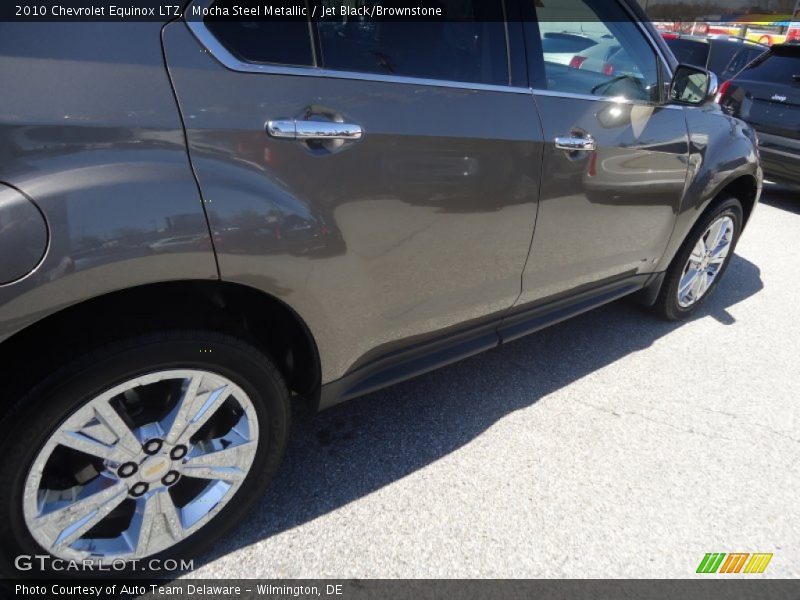 Mocha Steel Metallic / Jet Black/Brownstone 2010 Chevrolet Equinox LTZ