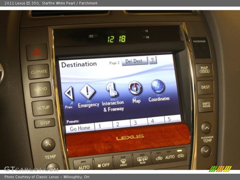 Starfire White Pearl / Parchment 2011 Lexus ES 350