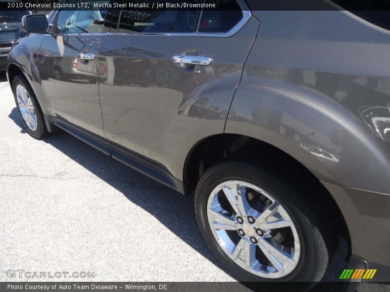 Mocha Steel Metallic / Jet Black/Brownstone 2010 Chevrolet Equinox LTZ