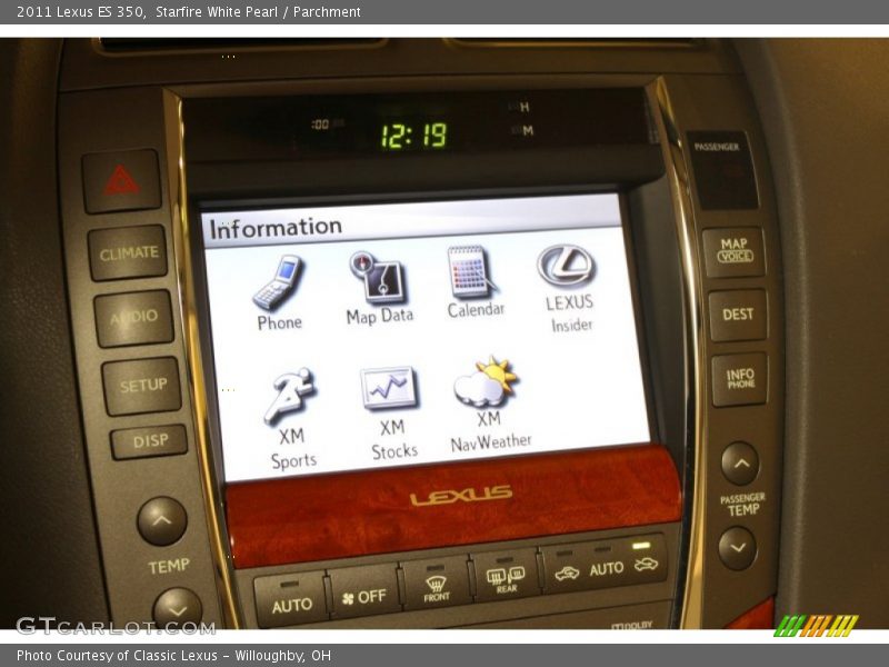 Starfire White Pearl / Parchment 2011 Lexus ES 350