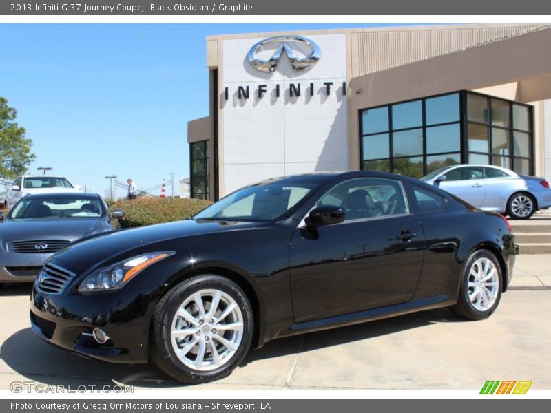 Black Obsidian / Graphite 2013 Infiniti G 37 Journey Coupe