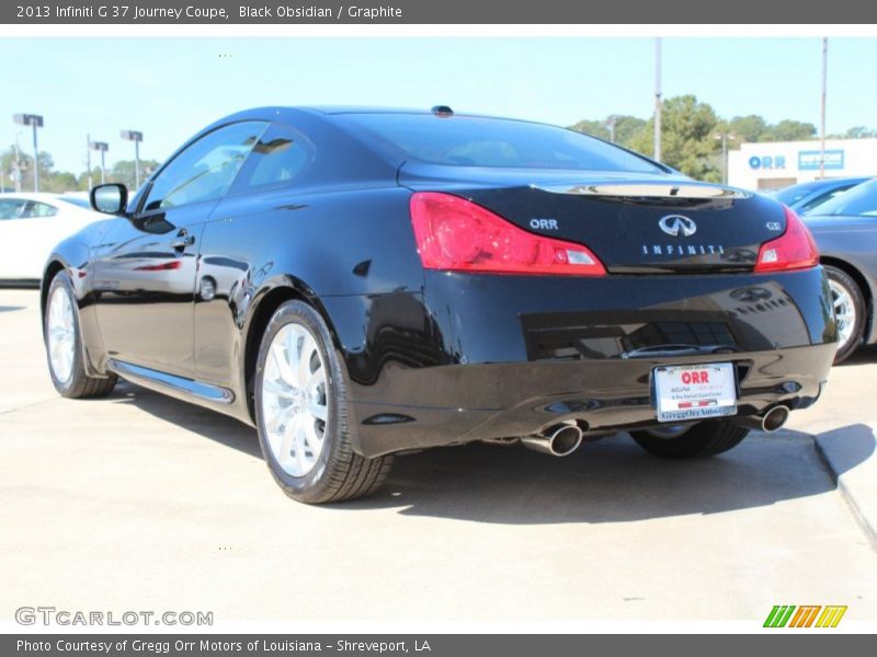 Black Obsidian / Graphite 2013 Infiniti G 37 Journey Coupe