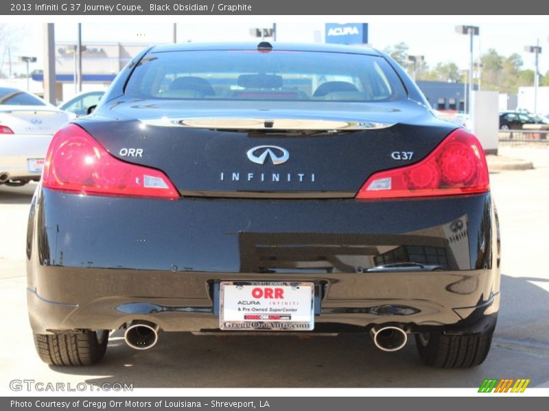 Black Obsidian / Graphite 2013 Infiniti G 37 Journey Coupe