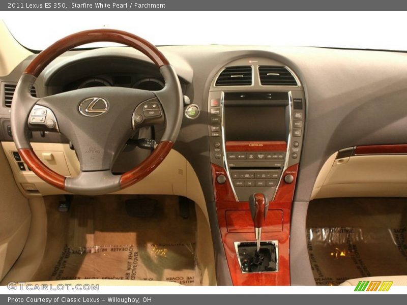 Starfire White Pearl / Parchment 2011 Lexus ES 350