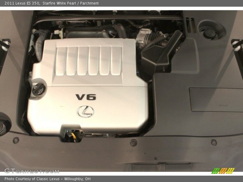 Starfire White Pearl / Parchment 2011 Lexus ES 350